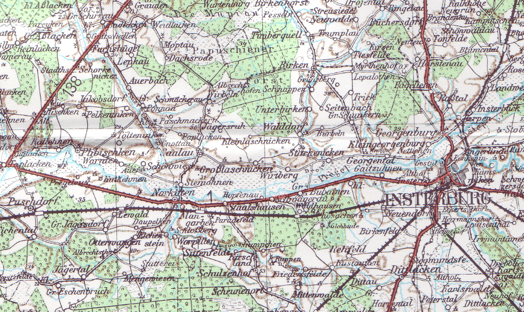 Karteausschnitt Keis Interburg